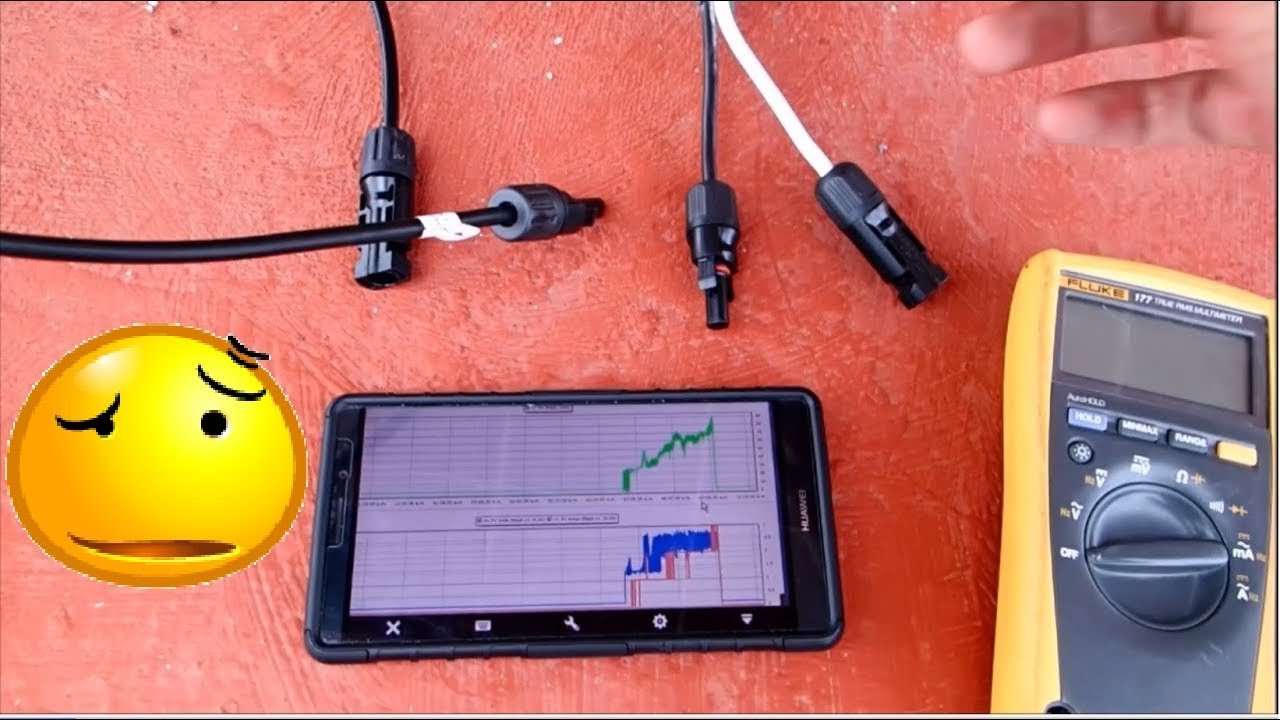 PRUEBA CONECTORES MC4 SISTEMA SOLAR TIPO ISLA