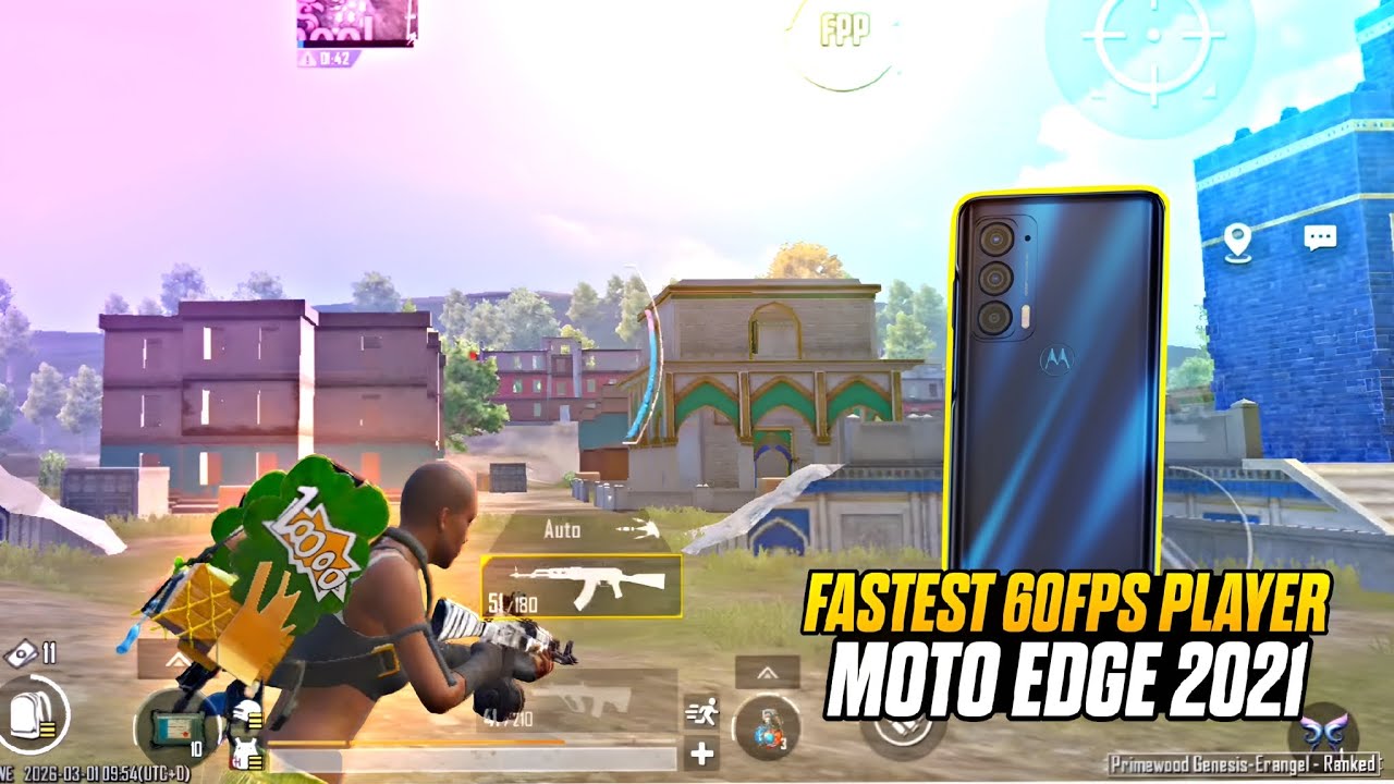 FASTEST 60FPS PLAYER IN ANDROID🔱 MOTO EDGE 2021