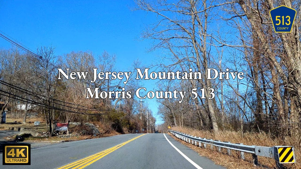 New Jersey Mountain Drive [4K] - Morris County Route 513