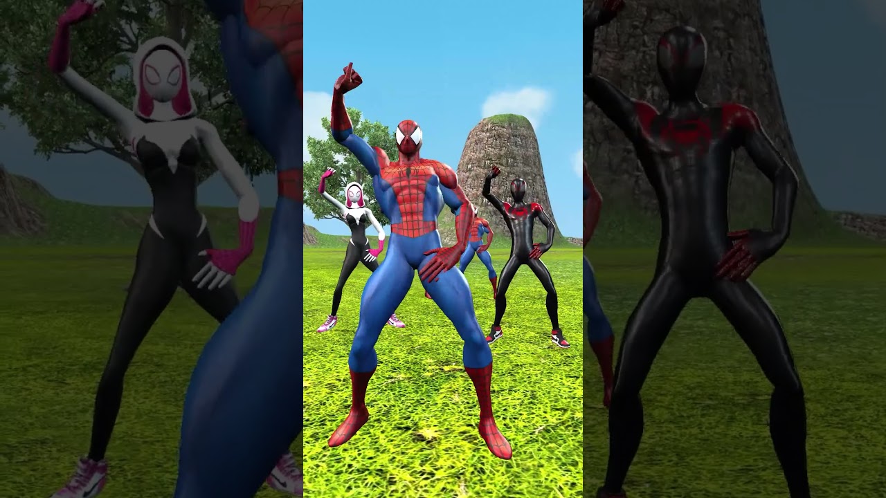 Spiderman - Coffin Dance Meme (COVER) #shorts  P352