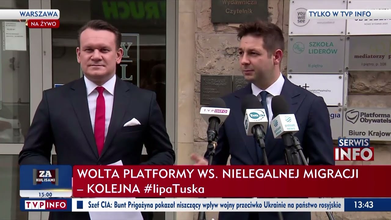 Europoseł PiS Dominik Tarczyński: Bronimy tożsamości polskiego społeczeństwa i bezpieczeństwa Polski