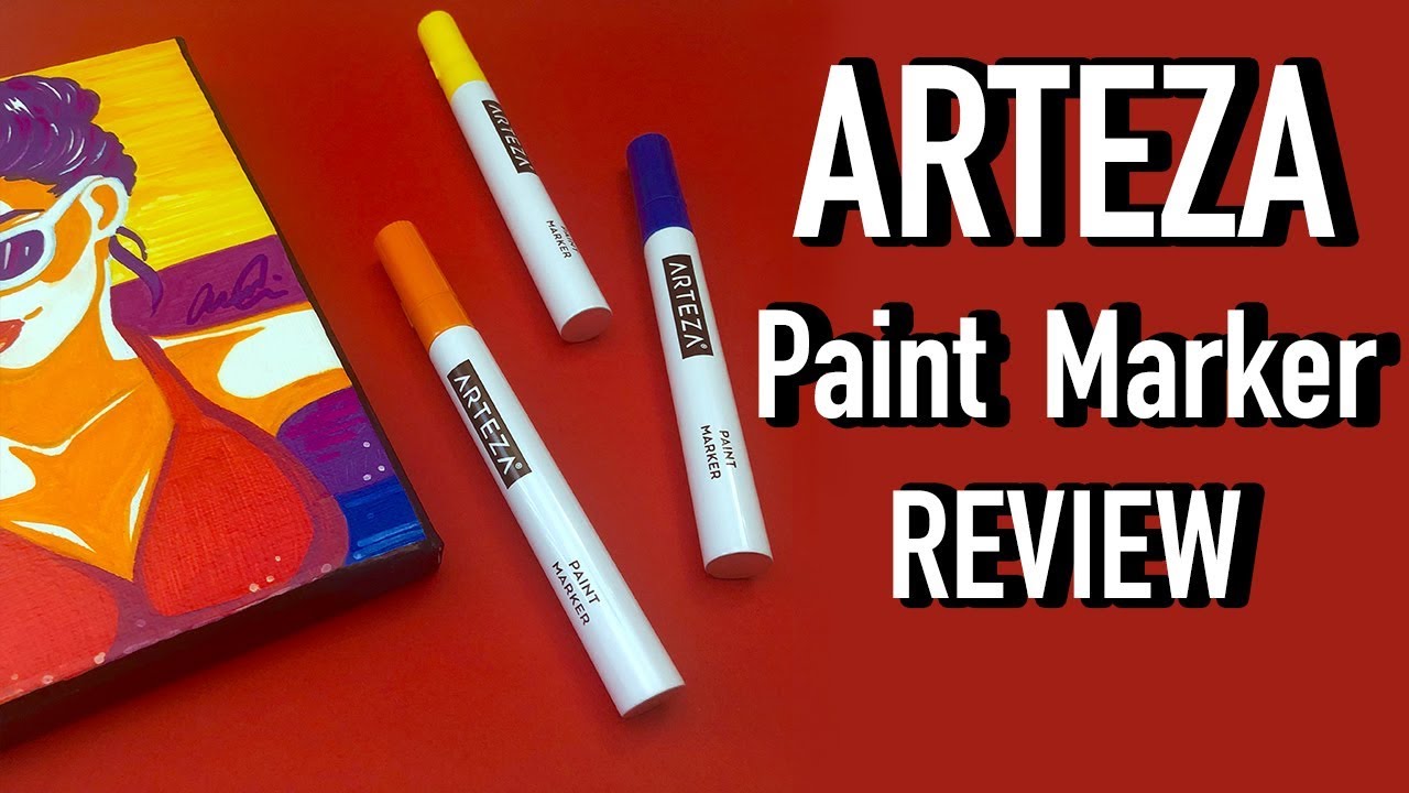 POSCA MARKER DUPE? ARTEZA PAINT PEN REVIEW