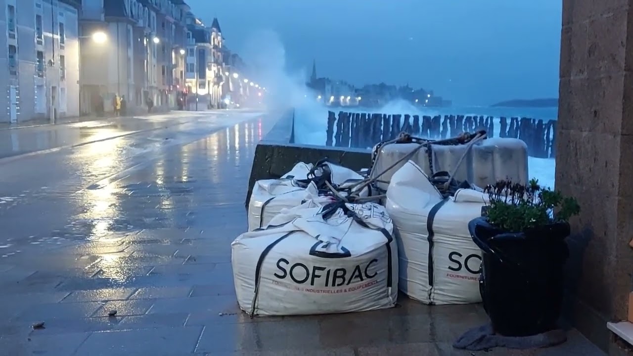 Grandes marées Saint-Malo Dimanche 11 Février 2024 - coefficient 107