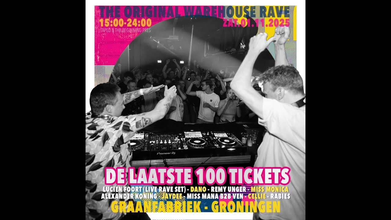 ORIGINAL WAREHOUSE RAVE 1/11/25 : Alexander Koning B2B Remy Unger