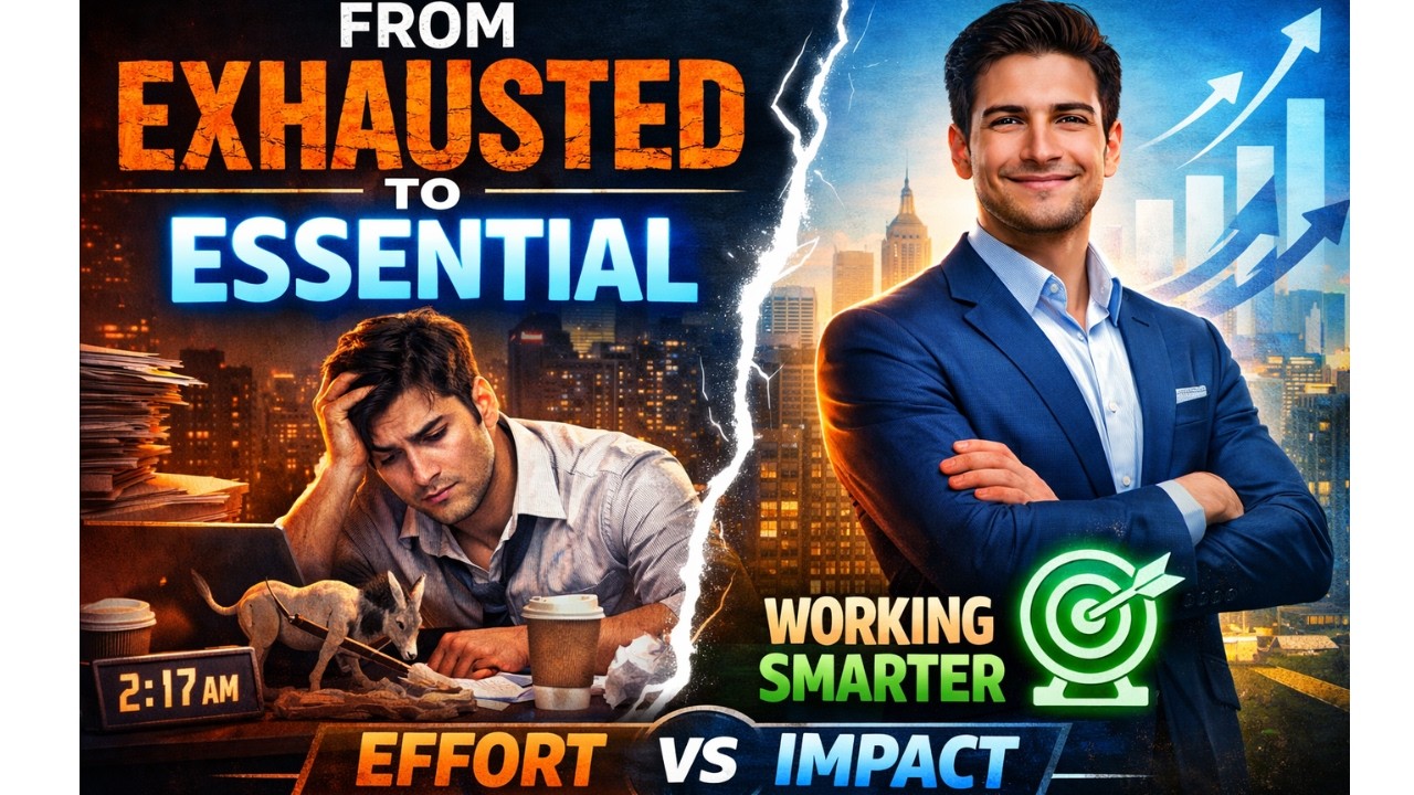 From Exhausted to Essential: Why Working Hard Isn’t Enough.
