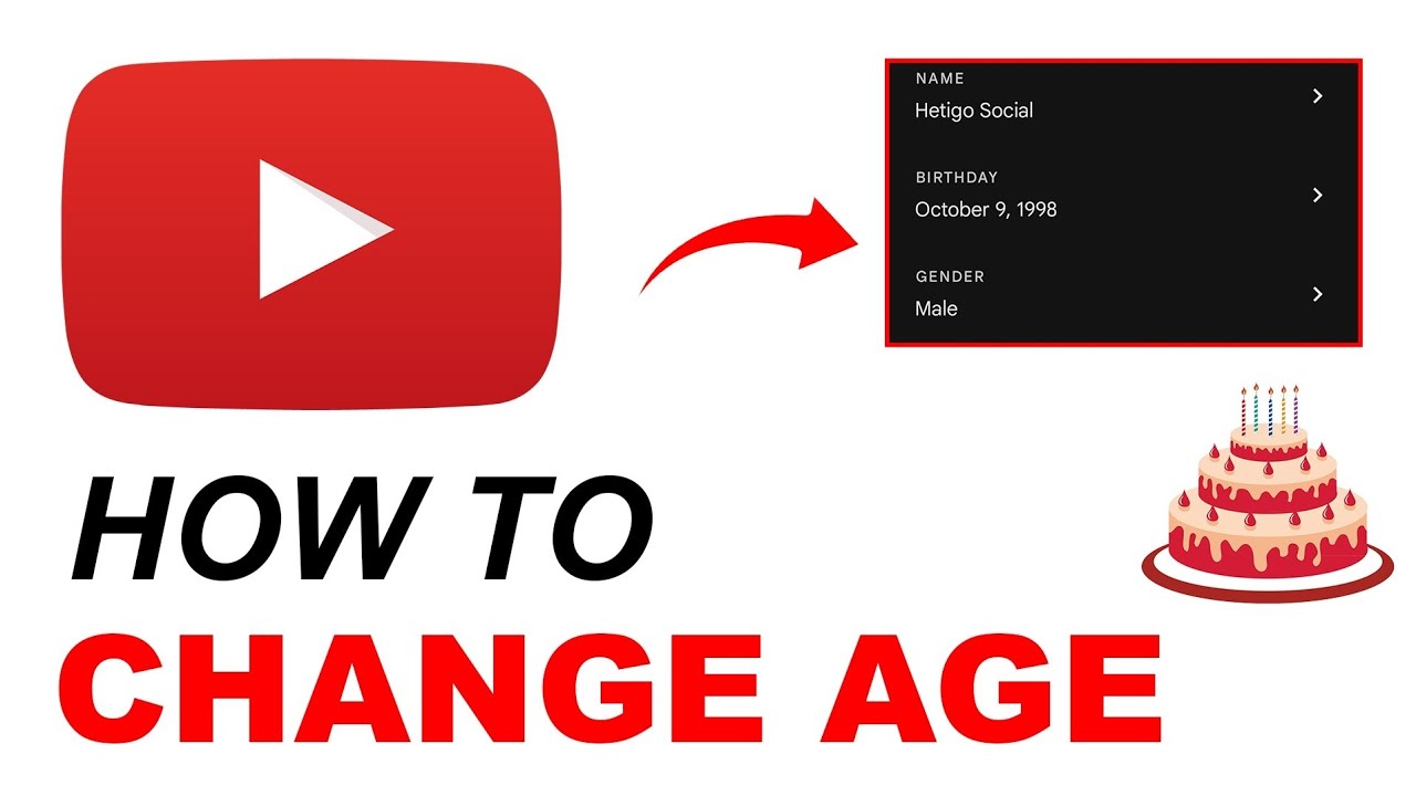 How To Change Your Age On Youtube - Change your birthday (FULL EASY GUIDE)