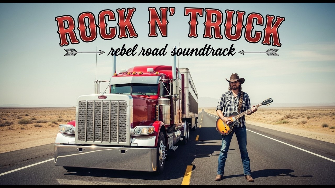 🔴 LIVE American Highway Rock – Long Haul Playlist | Rebel Road Soundtrack #CountryRockDrive