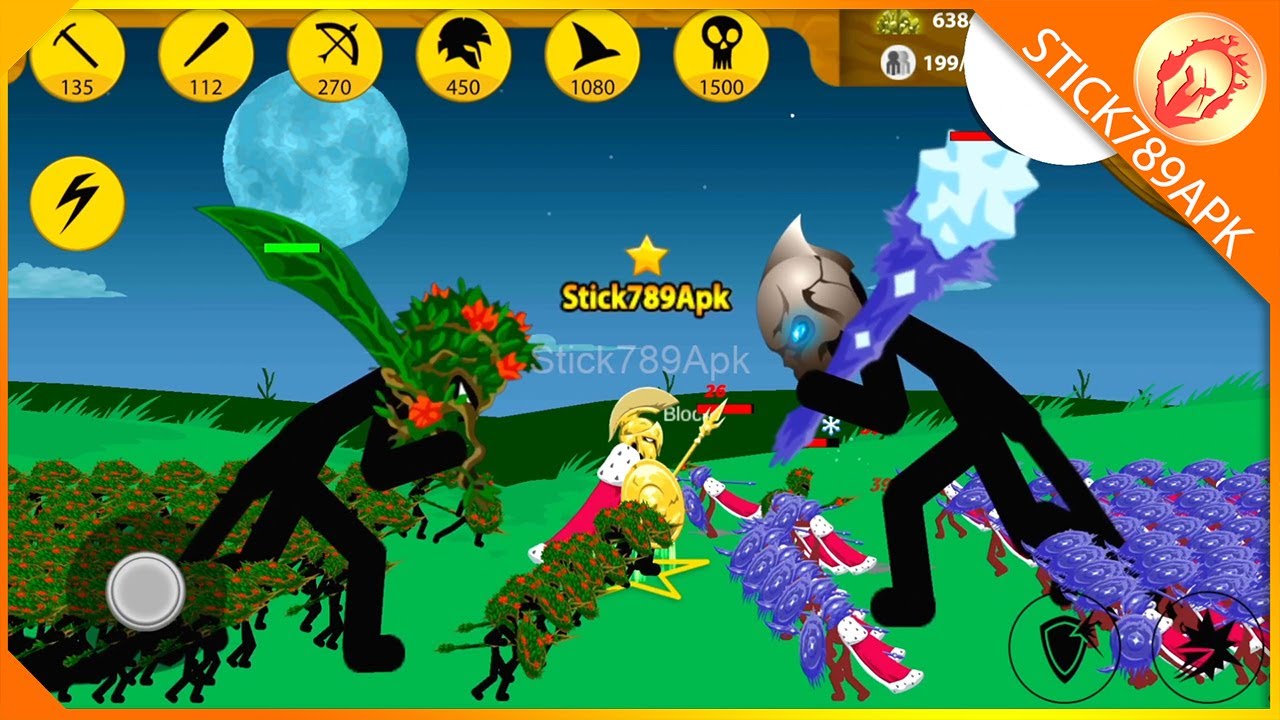 MEGA LEAF GRIFFON VS ICE DEMON BOSS KING SPARTAN ARMY | Stick War Legacy Mod | Stick789Apk