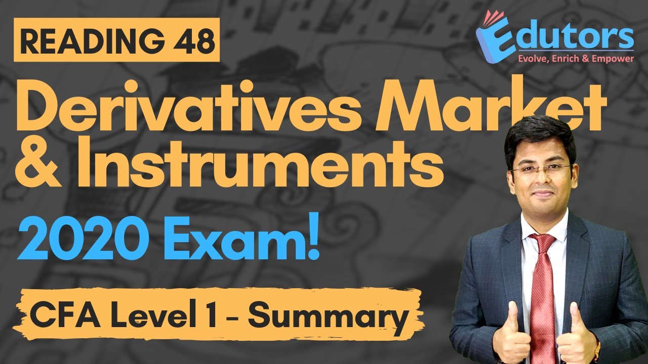 CFA Level 1 - Summary Video (2020) | Derivatives Market & Instruments | Derivatives | Hindi