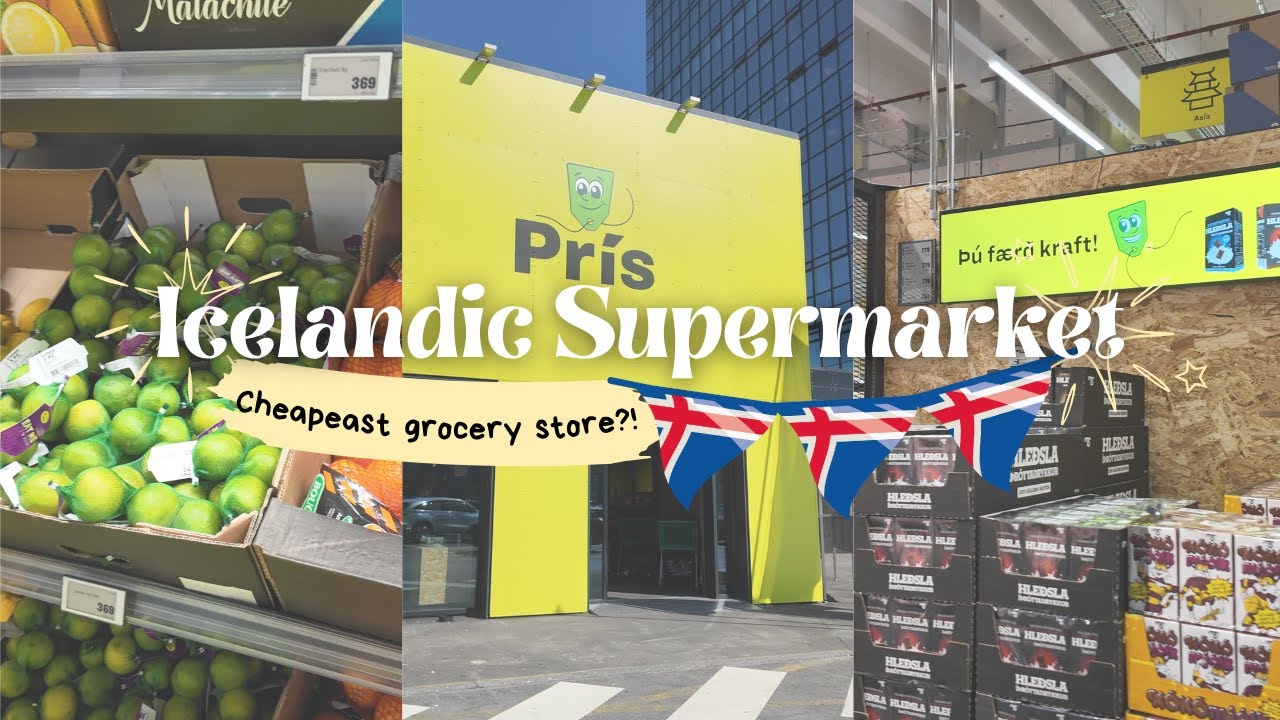 Iceland's Cheapest Supermarket? Exploring Pris Grocery Store 🇮🇸🛒