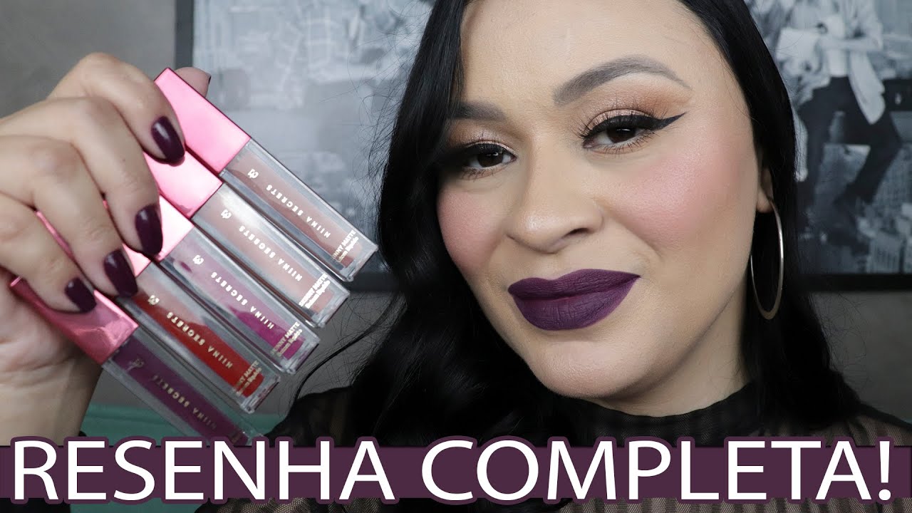 NIINA SECRETS | NOVOS BATONS SKINNY MATTE! | EUDORA | RESENHA | 