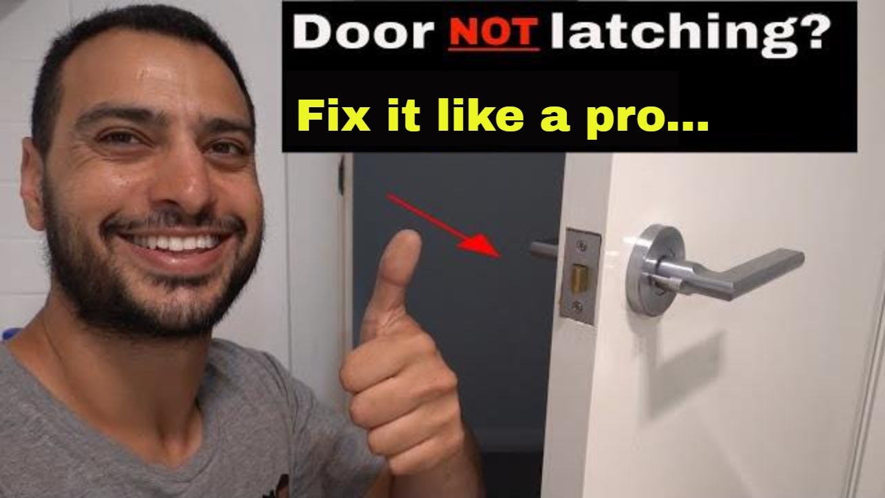 How to fix a door that won't latch like a pro - DIY