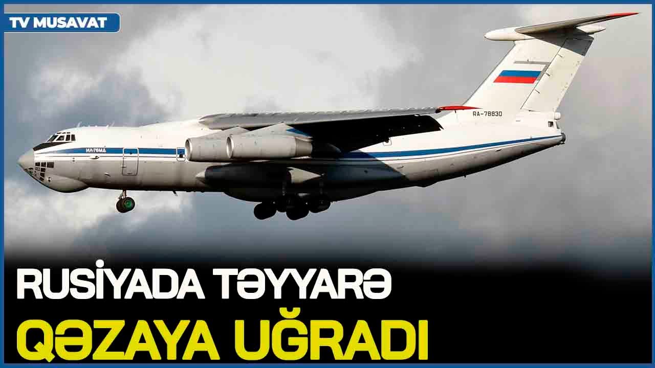 Rusiyada DƏHŞƏTLİ TƏYYARƏ QƏZASI - ölkə AYAQDA, Putindən ŞOK ETİRAF