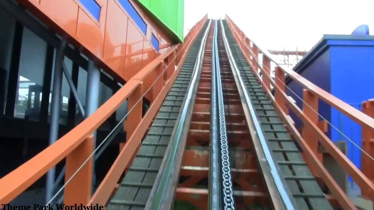 Nickelodeon Streak Front Row On Ride POV - Blackpool Pleasure Beach