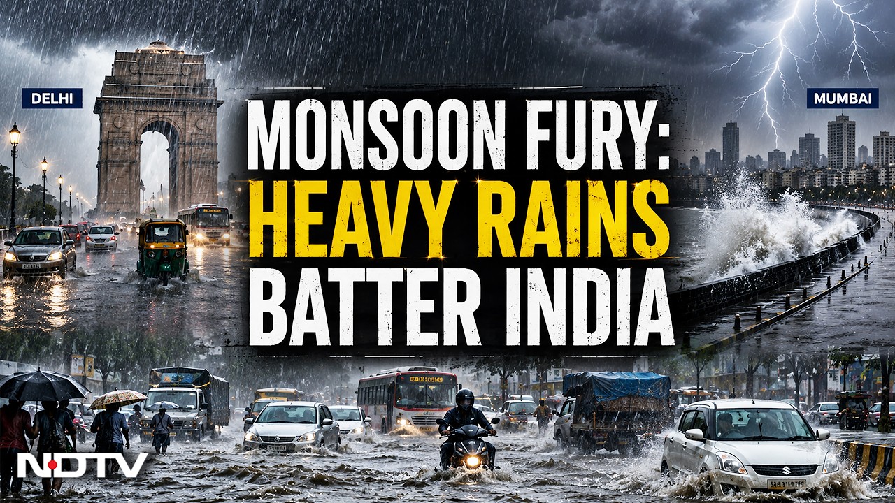 Delhi Rains LIVE | Mumbai Rains LIVE | Monsoon Fury In India | Heavy Rains Trigger Floods