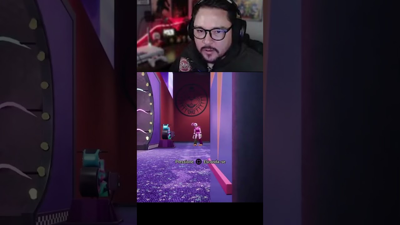 ESCONDI - Gameplay de FNAF Five Nights at Freddys - Security Breach #gameplaybr