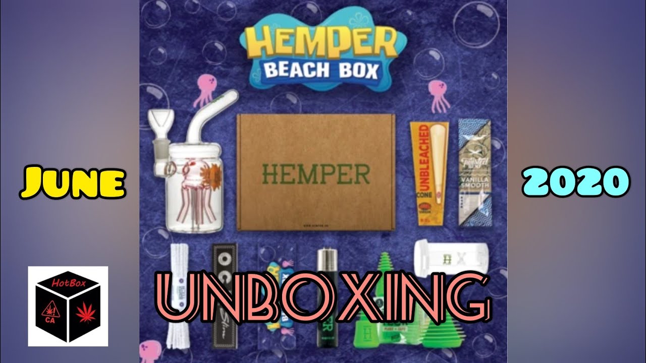 Пляжный ящик Hemper, июнь 2020 (медузный бонг)