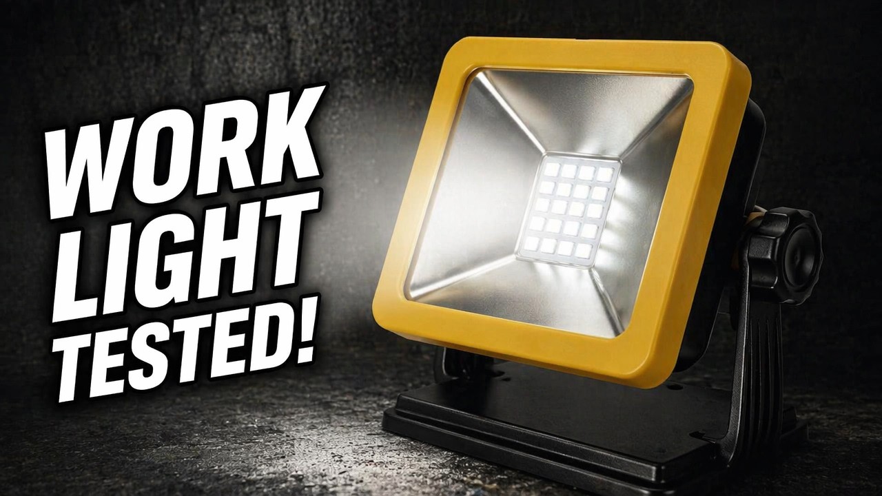 Portable Rechargeable Magnetic Base Work Light Review