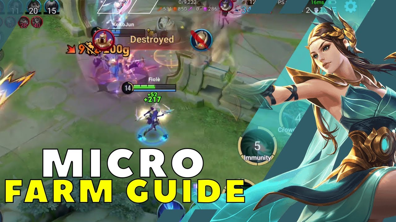 Learn How To Micro For Farm Lane | Honor of Kings