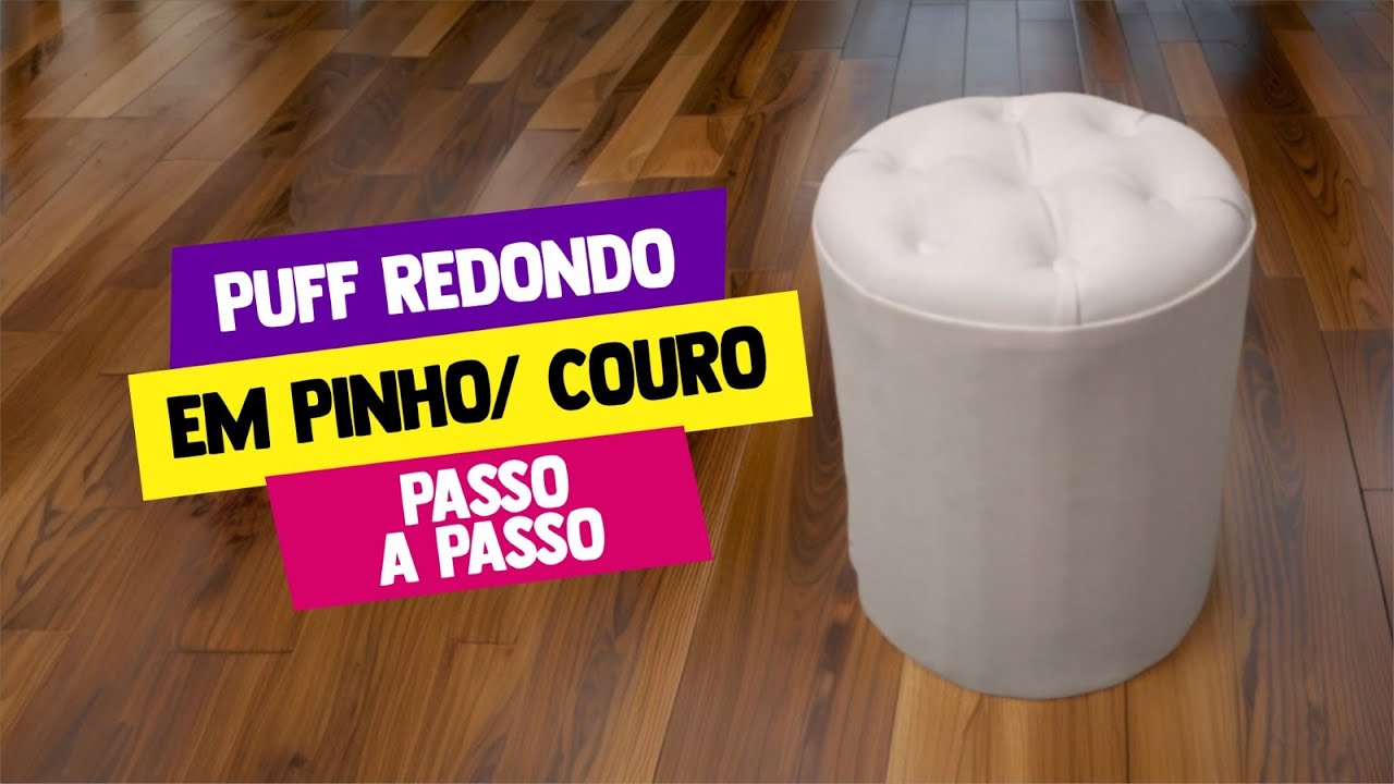 Como fazer Puff Redondo (passo a passo)