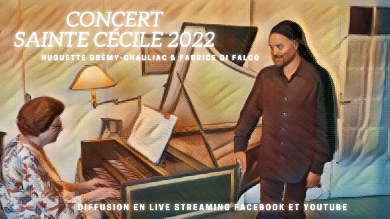 Concert de la Sainte C&eacute;cile 2022 - Huguette Gr&eacute;my-Chauliac et Fabrice di Falco