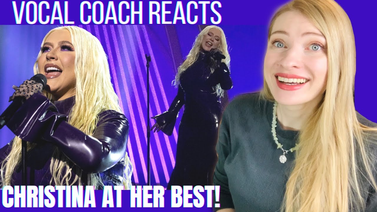 Vocal Coach Reacts: CHRISTINA AGUILERA 'A Million Dreams' Live in Dubai 2022