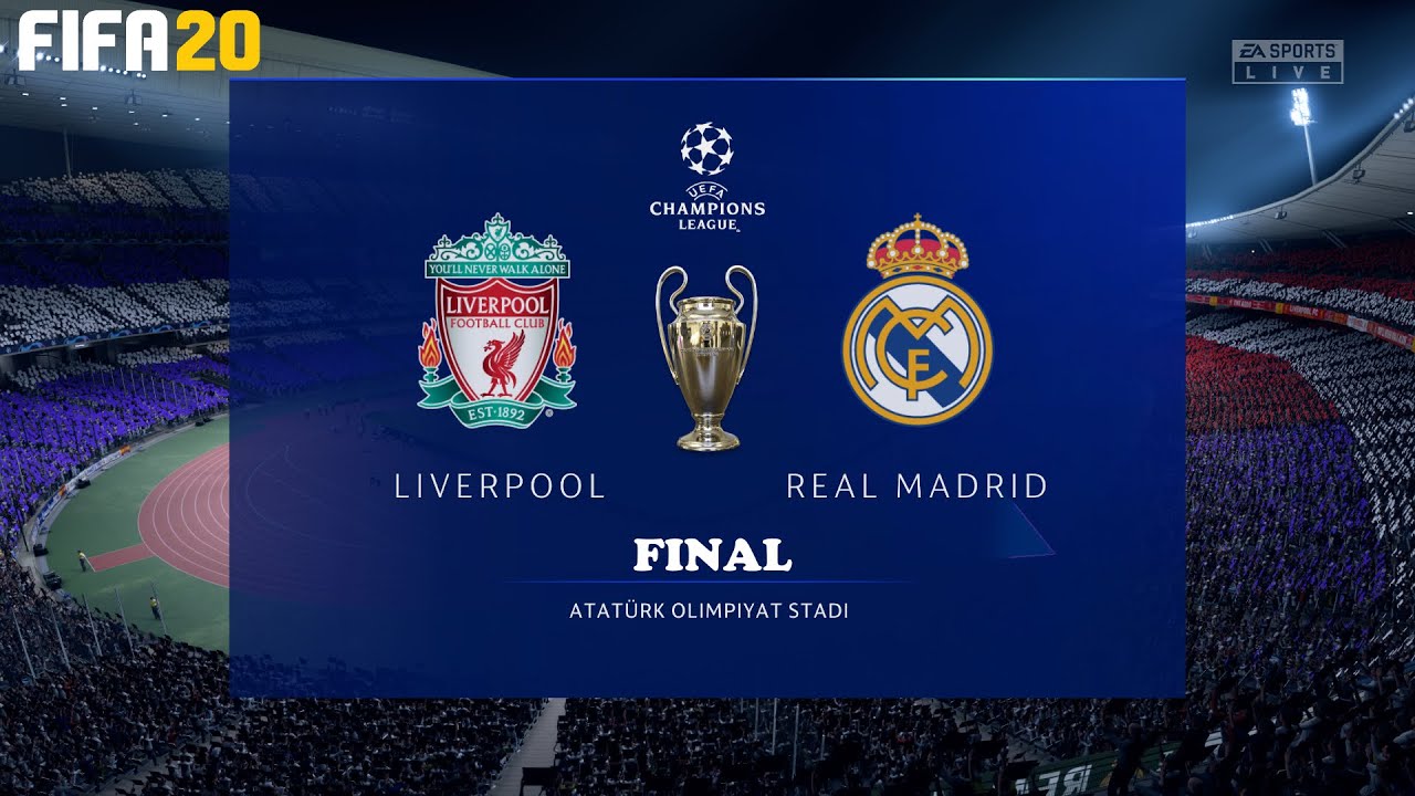 FIFA 20 ! Liverpool Vs Real Madrid ! Champions League Match Gameplay ! FINAL !