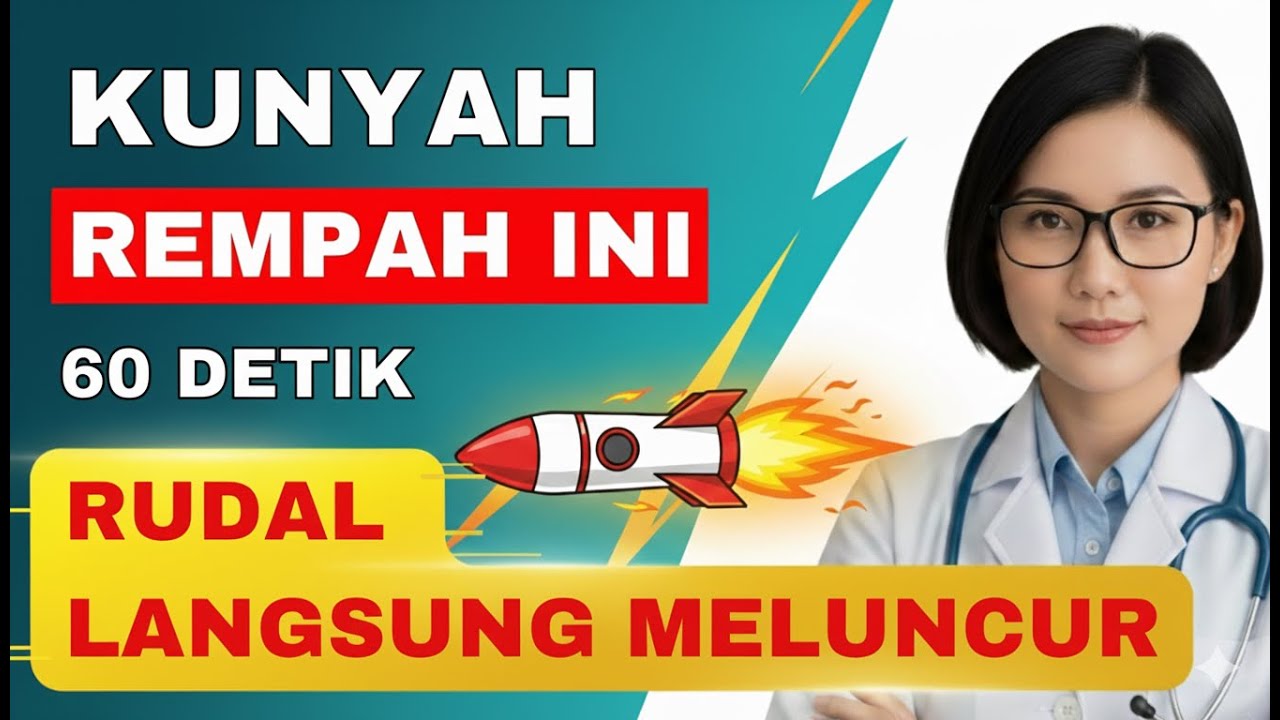 Pria 60 Tahun: Cukup Kunyah Ini 60 Detik