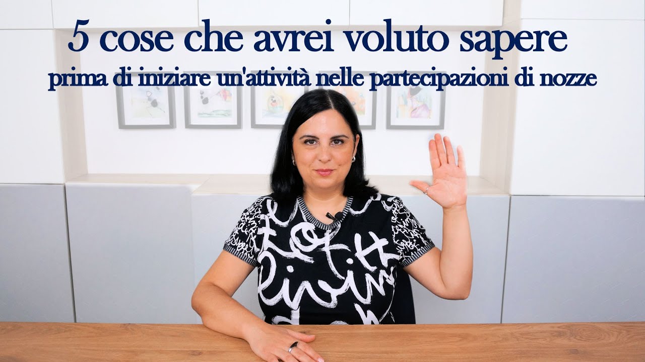 5 cose da sapere prima di iniziare un'attività nelle partecipazionidi nozze