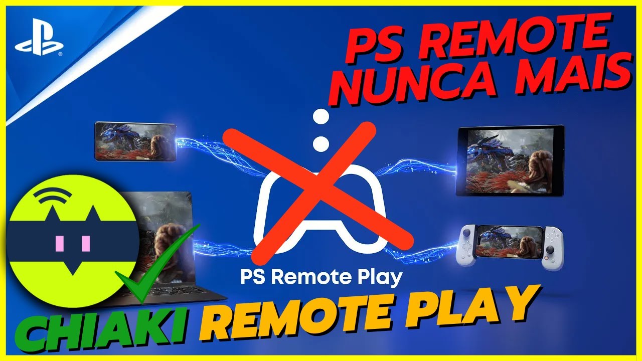 PS Remote Play  | JOGUE  PS5/PS4  com Chiaki no PC  | Chiaki Instalação & Tutorial