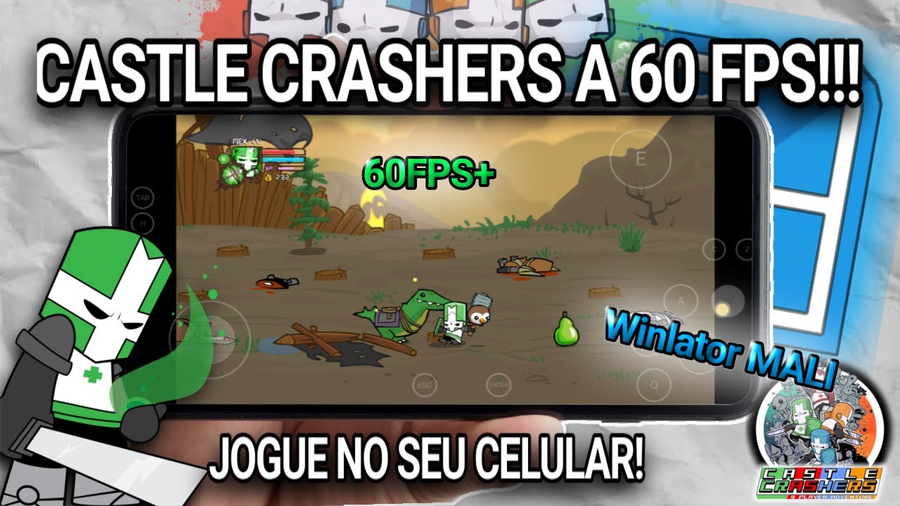 COMO JOGAR CASTLE CRASHERS NO WINLATOR MALI 1.9 - TUTORIAL RÁPIDO!