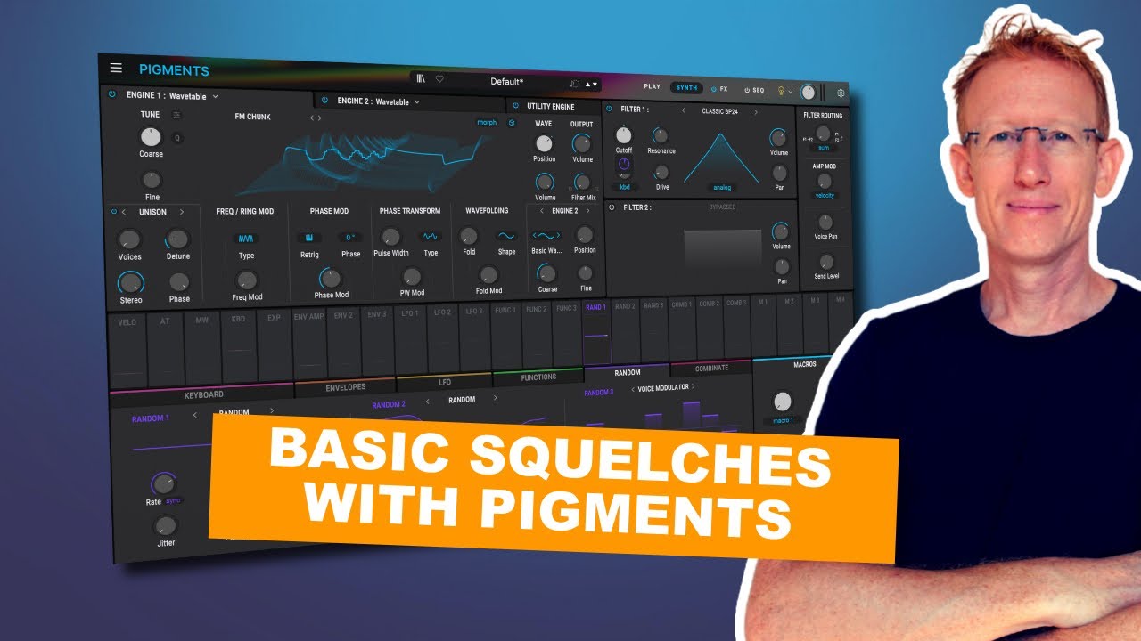 How to make Squelches with Pigments - Psytrance made easy