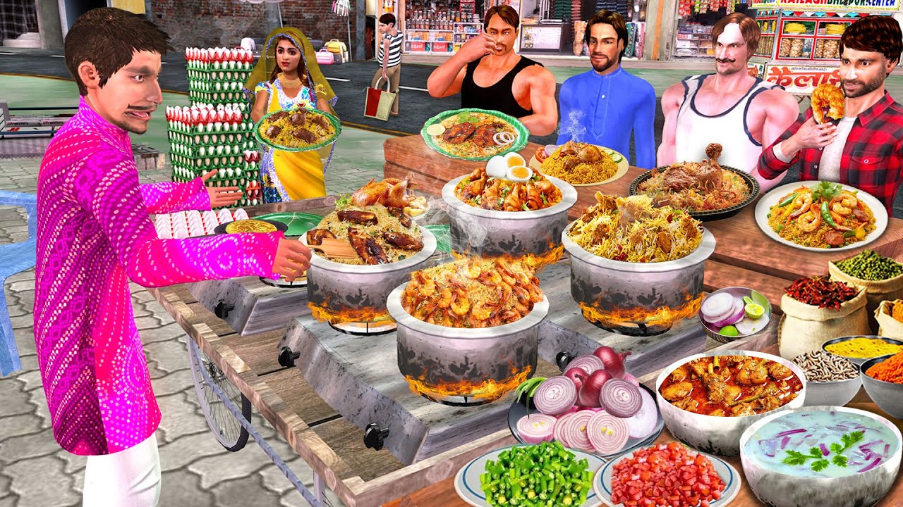 Types of Biryani Ordering Customers Street Food The Evolution of Chicken Biryani Hindi Kahani