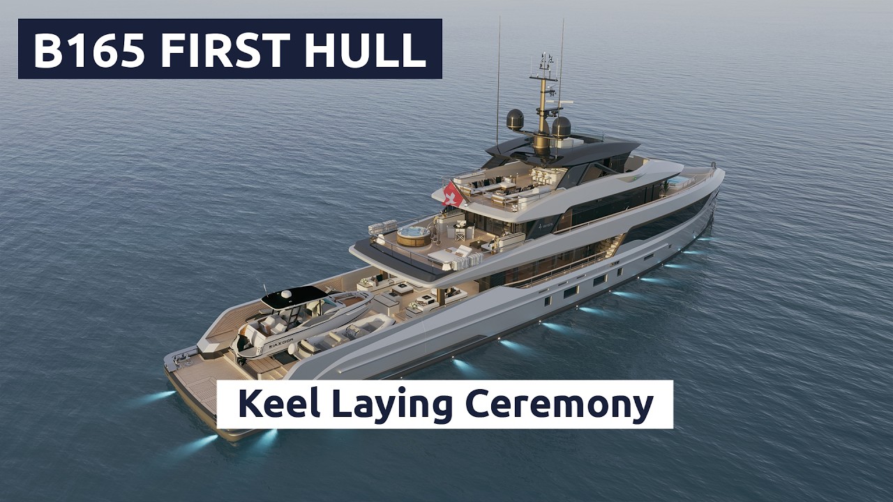 BERING 165 Keel Laying Ceremony | FIRST HULL of Our New Flagship Superyacht