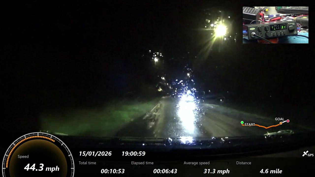 Радиостанция Ford Roadmaster 505 CB27/81 (Великобритания) FM CB — тест в эфире.