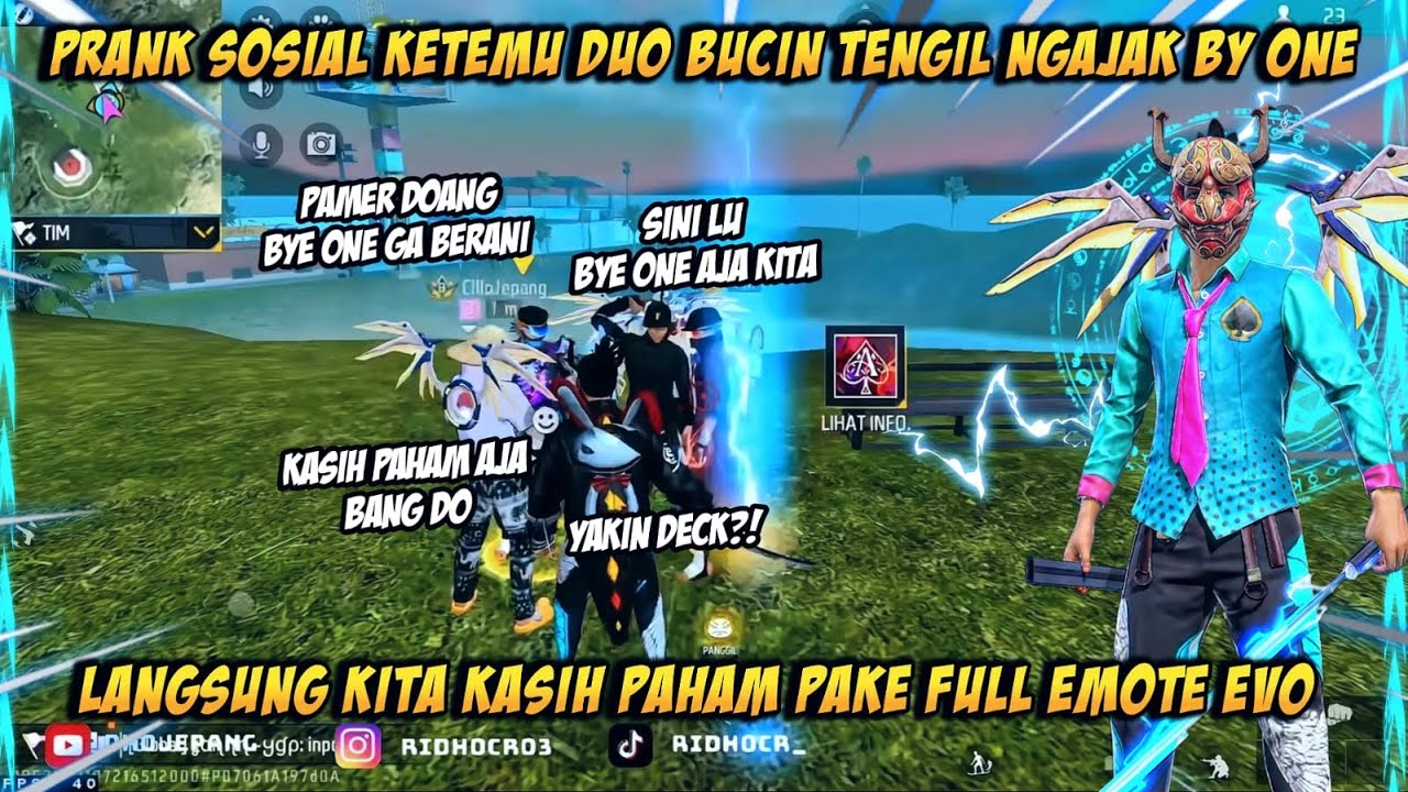 Prank sosial island ketemu duo bucin tengil ngajakin by one😬 | auto kasi paham nih😁
