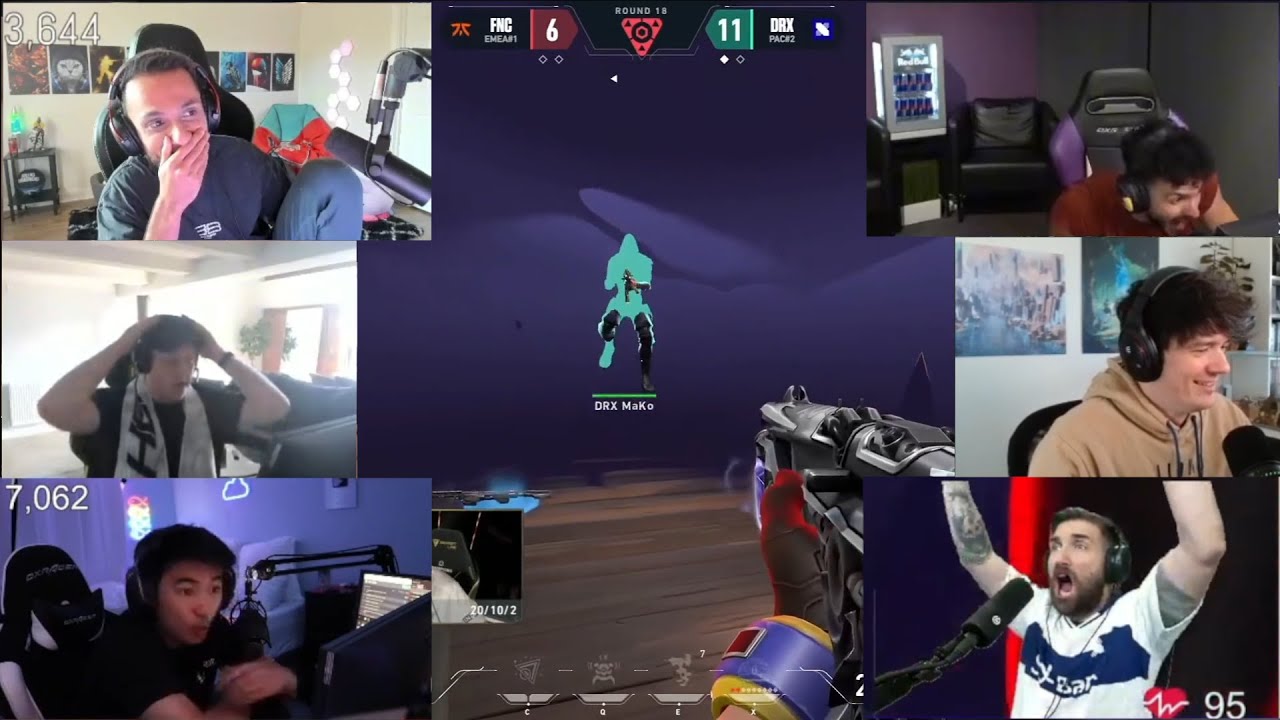 Valorant Streamers react to DRX Mako vs FNC Alfajer INSANE 1v1 MASTERCLASS