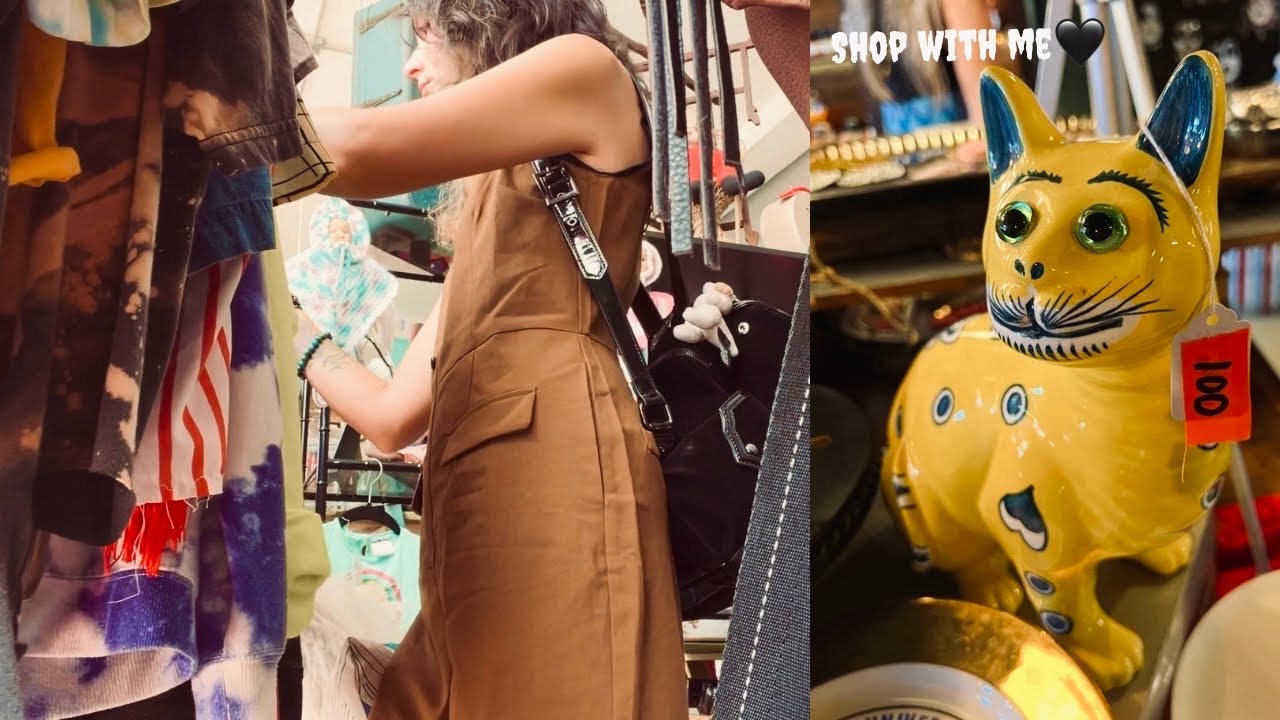 Spooky Antique Shopping in Tampa FL!✨ Witchy & Weird Vintage Treasures + Haul!🖤