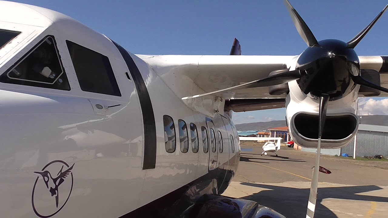 LET 410-TURBOLET REVIEW | ARRIVAL and Departure | Natakhtari Airfield UGSA