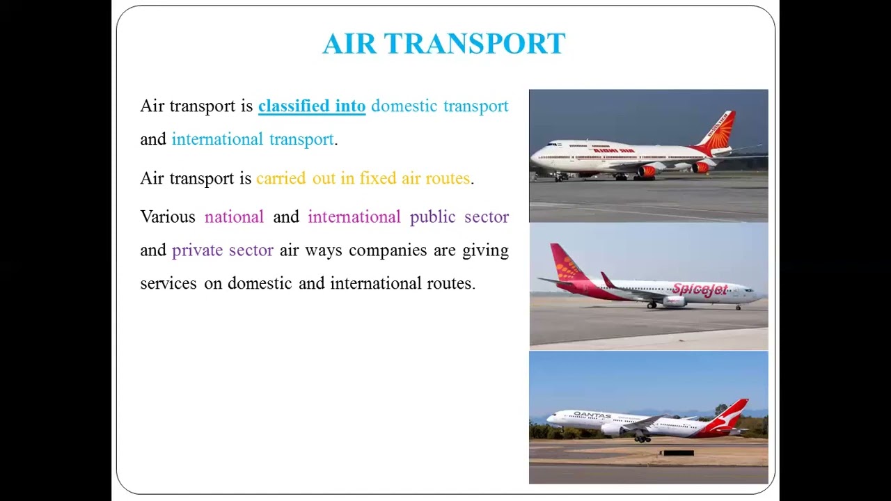 35  - Air Transport - Advantages and Disadvantages