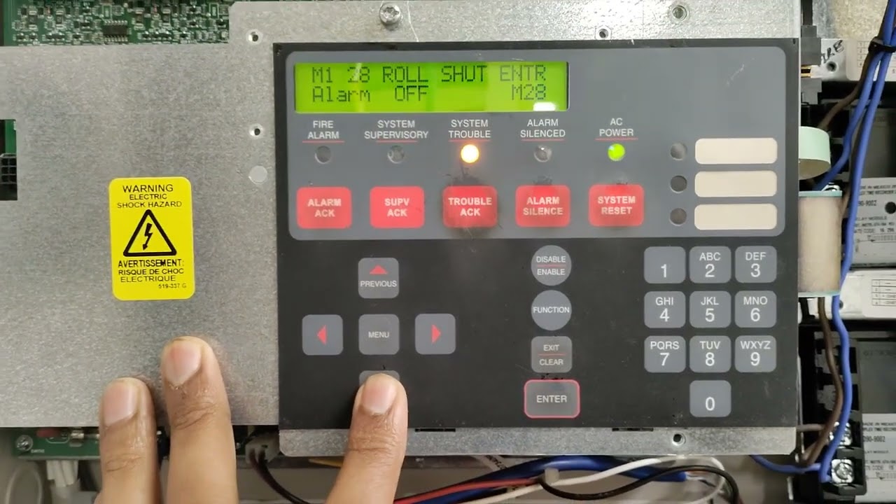 how to disable and enable any device in simplex 4008 fire alarm system #fire man tech