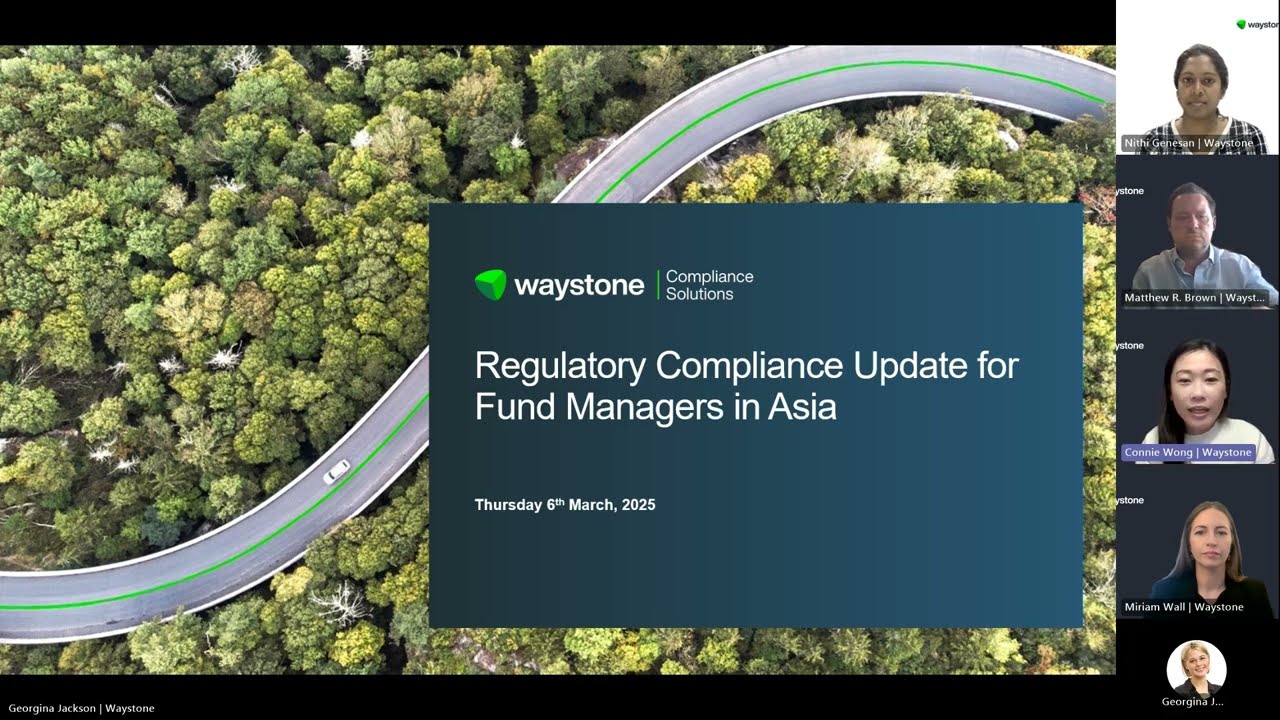 Regulatory Compliance Update for Fund Managers in Asia