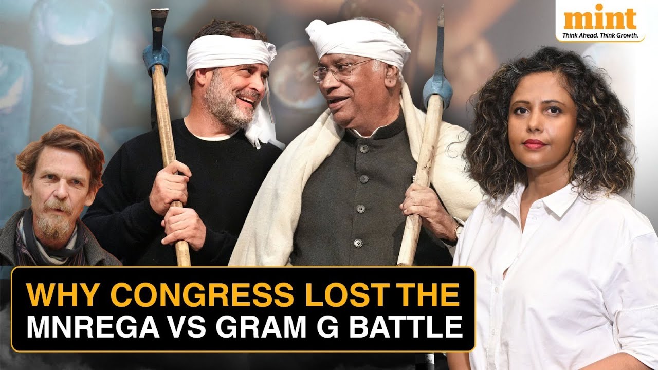 Why Congress' Protests On MGNREGA Vs VB-G RAM G Has No Takers | Mint Explains