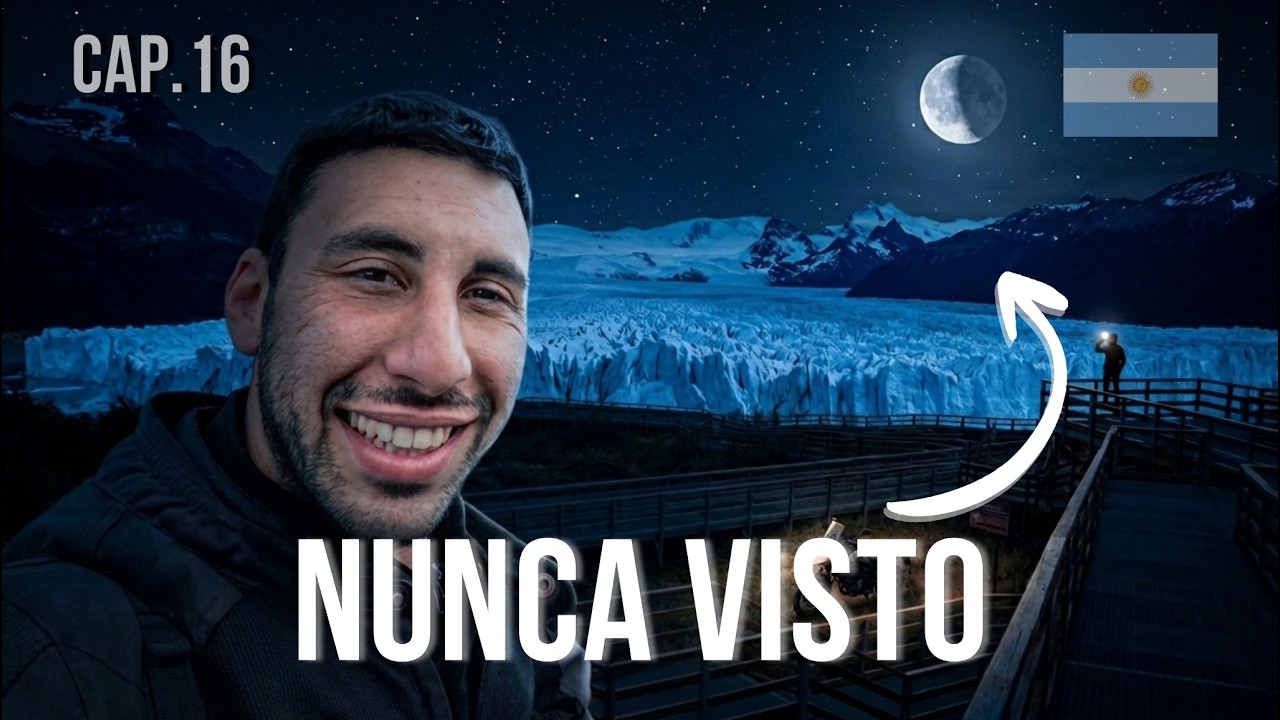 El GLACIAR PERITO MORENO Como NUNCA lo VISTE - Argentina en Moto Ep:16