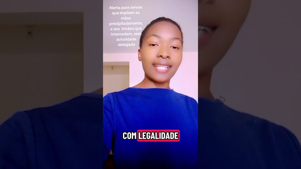 Alerta aos servos de Deus,que impõem  as mãos precipitadamente, e intercedem sem orientação.