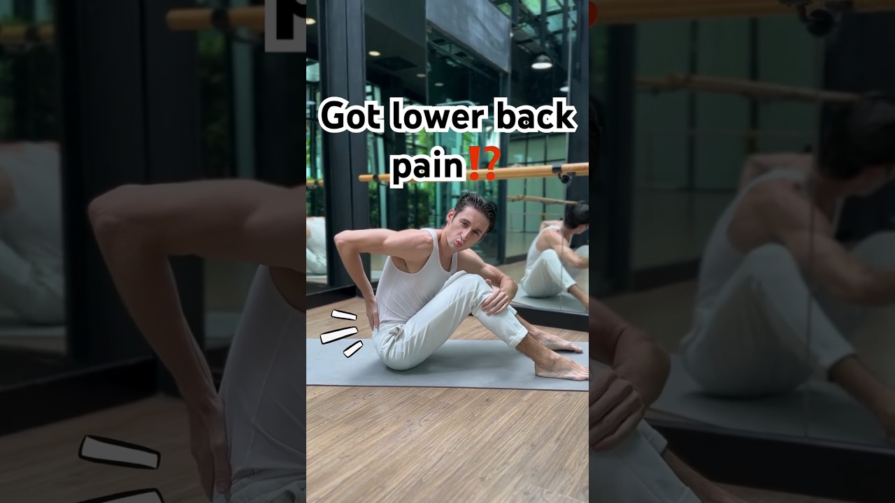 How to Fix your lower back pain👆