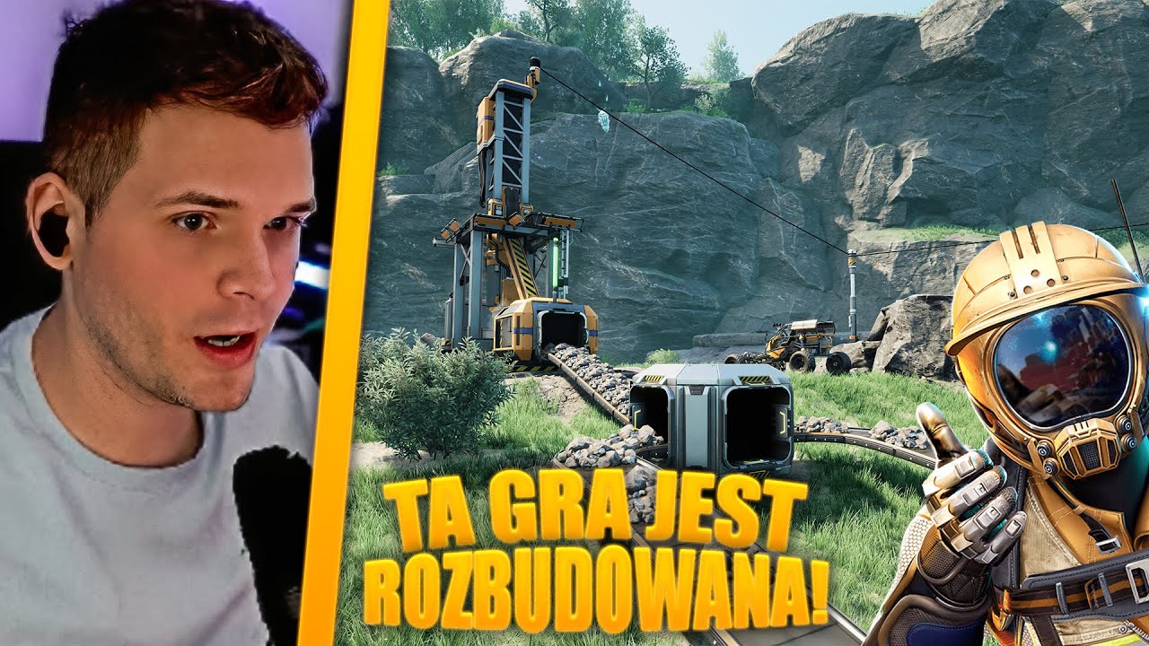 GUCIO | SATISFACTORY | TA GRA JEST ROZBUDOWANA! | NAJLEPSZE MOMENTY STRIMA 