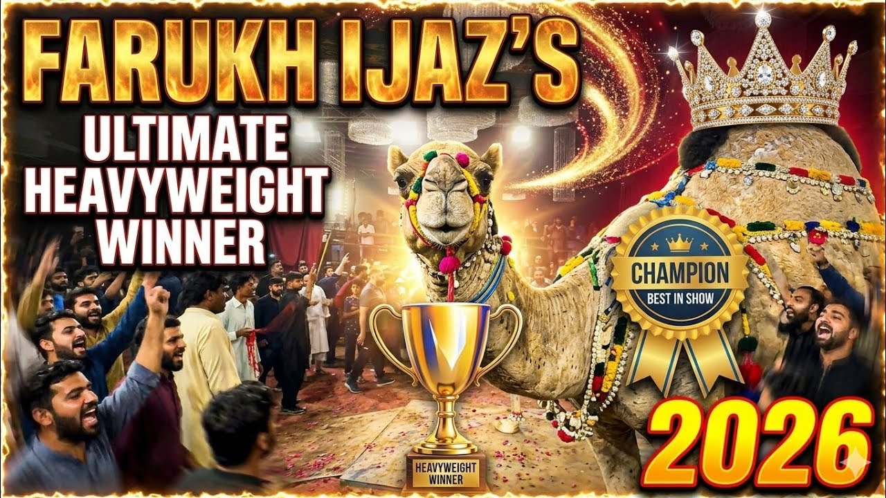 International Festival Of Faisalabad Big And Heavyweight Champion Camels Of Farukh ijaz 2026 