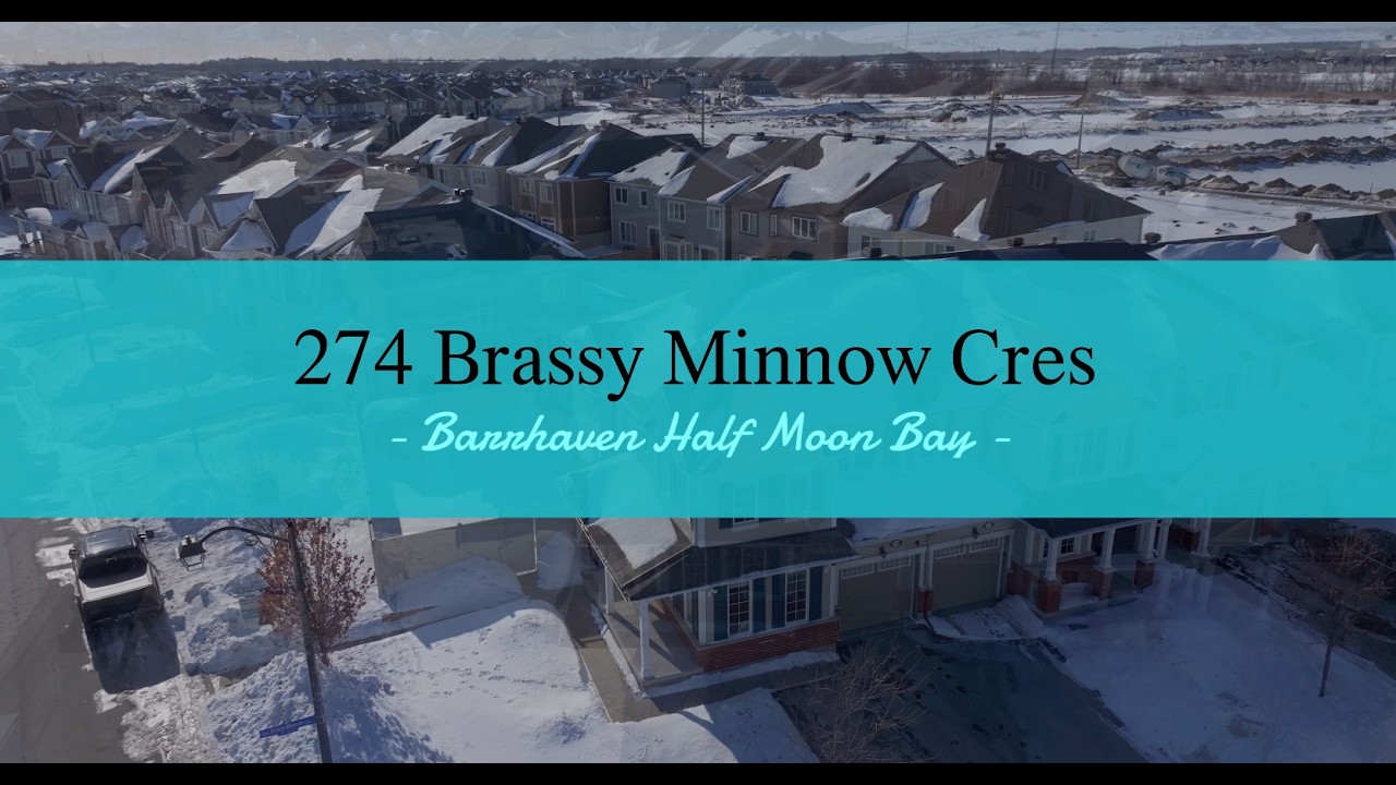 For Sale in Barrhaven! 274 Brassy Minnow Crescent | End-Unit Across School 全屋升级