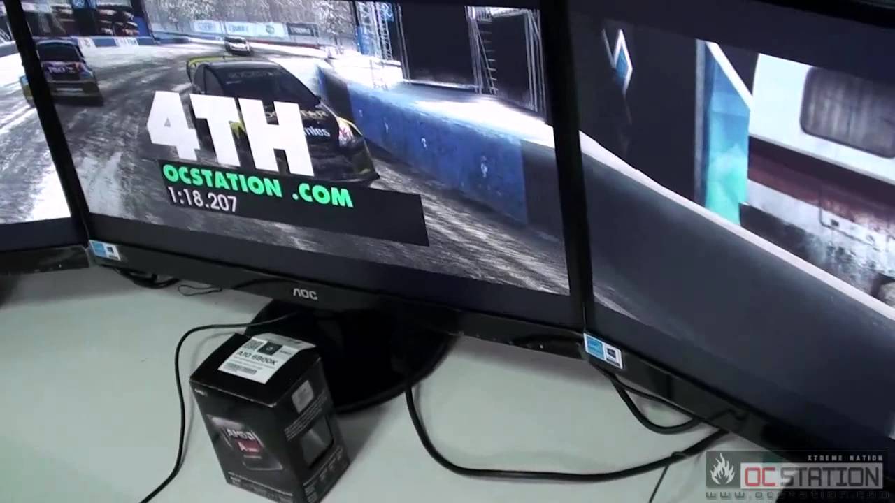 APU A10-6800K with HD8670D + Dirt 3 Ultra Low 5760x1080p